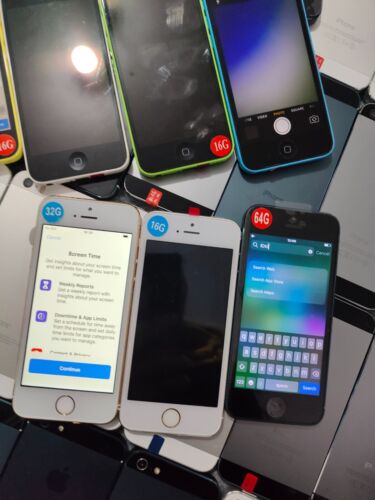 Apple iPhone 5 5C 5S 8/16/32/64GB Odblokowany 4G Wszystkie kolory Przetestowane, w pełni działający - Zdjęcie 29 z 35