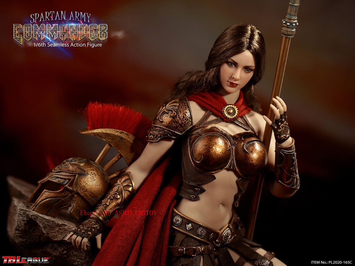 TBLeague PL2020-165C 1/6 Spartan Army Black Commander Female