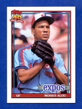 1991 TOPPS #526 MOISES ALOU EXMT