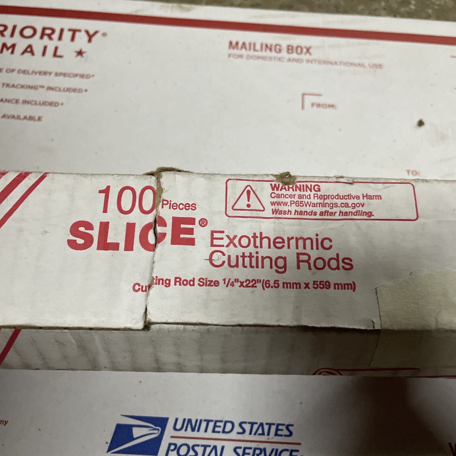 Exothermic Extraction Rods Arcair 100 Pieces Slice Exothermic Cutting Rods 1/4”x22”(6.5 mm x 559 ...