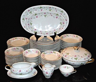 Vintage Winterling 'Primavera' #WIG 67 Fine Bavarian Dinnerware & Serving Ware
