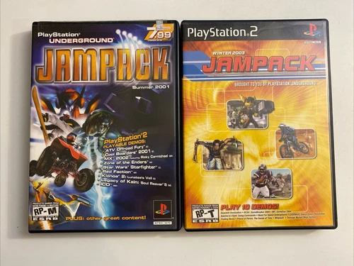 PS2 Jam Pack Lot 2001 2003 Sony PlayStation 2 Complete