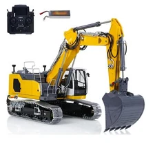 LR945 1:14 LESU RC Hydraulic Excavator RTR 3 Arms Remote Control Digger Model