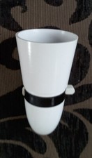 White Lamp Holder with Switch B22 Bayonet Bulb Cap 1/2"  Threaded Bottom T1 UK