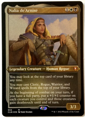 MTG Nalia de'Arnise Commander Legends Baldur's Gate Commander 934 THICK CARD  NM | eBay