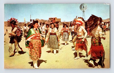Postcard New Mexico NM Native American Indian Dance 1960s Unposted Chrome