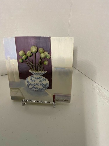 Kathryn White 3-D Signed Ceramic Tiles - Foto 6 di 10