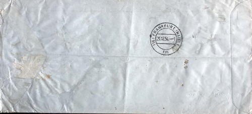 CUBIERTA REGD INDIA 1954 03 X 02ANNAS Y 02 X 14 ANNAS ATADA POR CALCUTA CANCELAR - Imagen 2 de 2