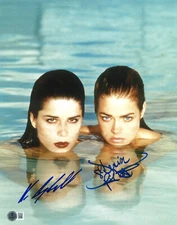 DENISE RICHARDS NEVE CAMPBELL SIGNED AUTOGRAPH WILD THINGS 11X14 PHOTO BECKETT