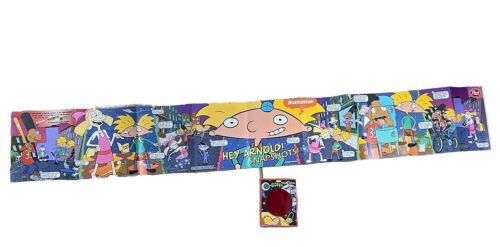 Post Cereal 1998 Nickelodeon Hey Arnold Posters + NickelOzone O-Scope Set - Picture 7 of 10