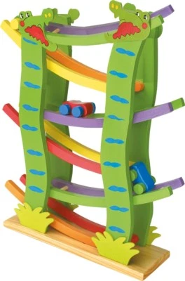 SMALL FOOT DESIGN Krokobahn, Kaskadenbahn inkl. 4 Autos