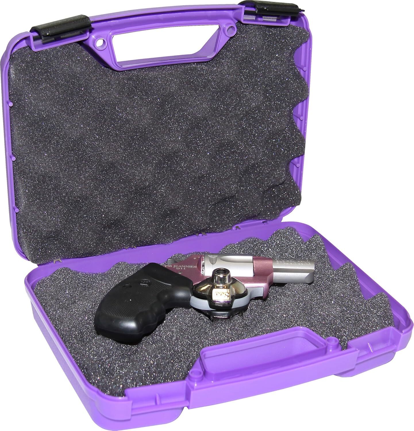 DURABLE Hard Pistol Handgun Storage Box Carry Case Gun Revolver Protect Foam NEW