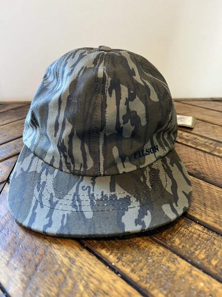 FILSON 20078586 x Mossy Oak® Bottomland Men Tin Cloth Medium Insulated Camo Cap - Image 4 of 4