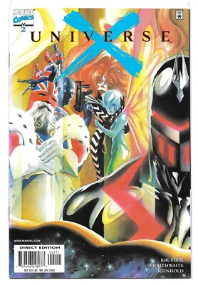 Universe X #2 : VF/NM : Captain America, Mar-Vell, Nighthawk, Gargoyle