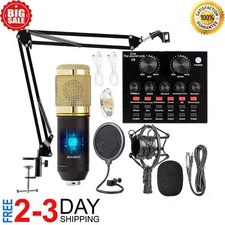 Juego Microfono Estudio Profesional Para Grabacion De Estudio Y Transmision