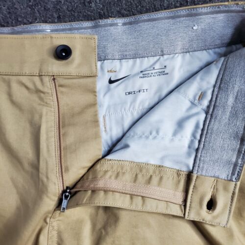 Nike Shorts Mens Sz Medium Kahki Tan Dri-Fit UV Golf Chino DA4142-297 Fit 32X7.5 - Picture 6 of 15