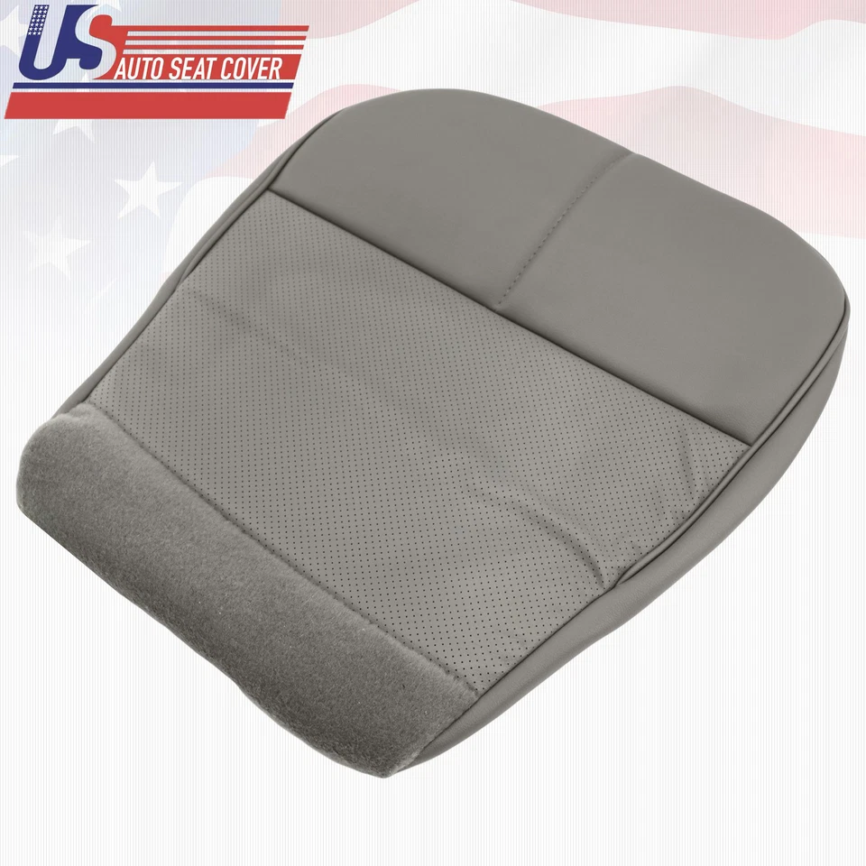 Cubierta de asiento de vinilo inferior gris perf para furgoneta de carga Ford Econoline E150 1992 a 99 Foto 4 de 4