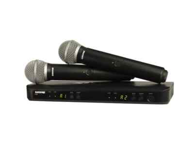 SHURE BLX288E / PG58 T11 Doppelempfänger zwei PG58 863 bis 865 Mhz ISM