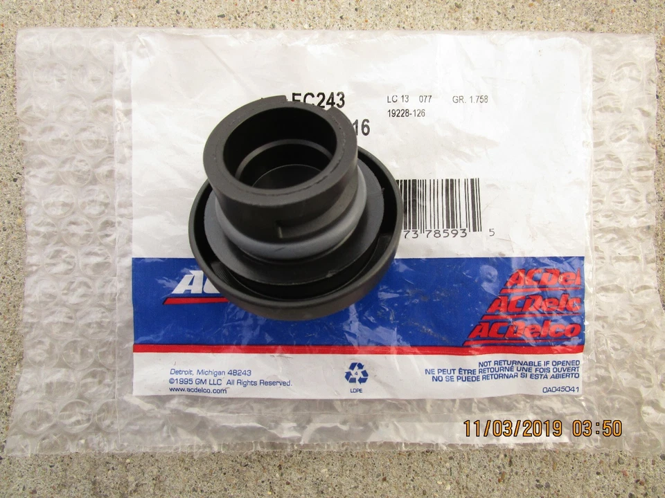 08 - 12 CHEVY MALIBU BASE LS LT LTZ CLASSIC ENGINE OIL FILLER FLUID CAP OEM NEW - Image 3 of 3