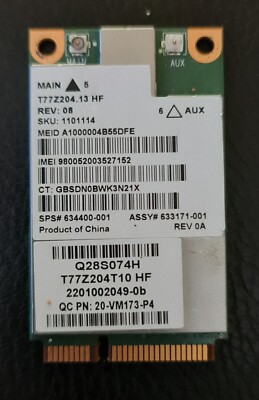Sierra Wireless Air Prime MC8355 WWAN 3G GPS Handykarte 60Y3257 Lenovo Thinkpad