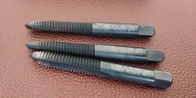 3 pieces ~ 5/16-18 - 2FLUTE H3 SPIRAL POINT PLUG TAPS OSG #1230801