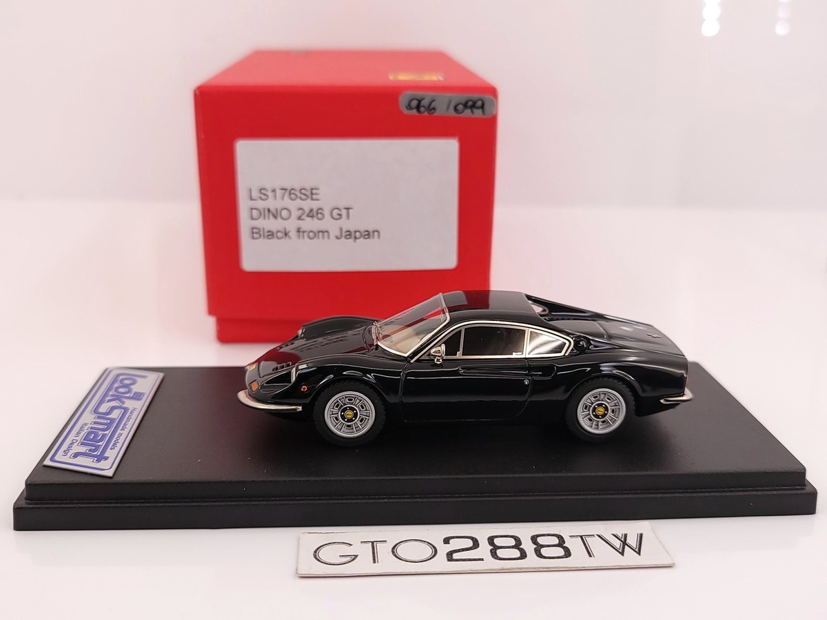 Looksmart 1:43 Ferrari Dino 246 GT Black Japan Looksmart 1:43 Ferrari Dino 246 GT Black Japan