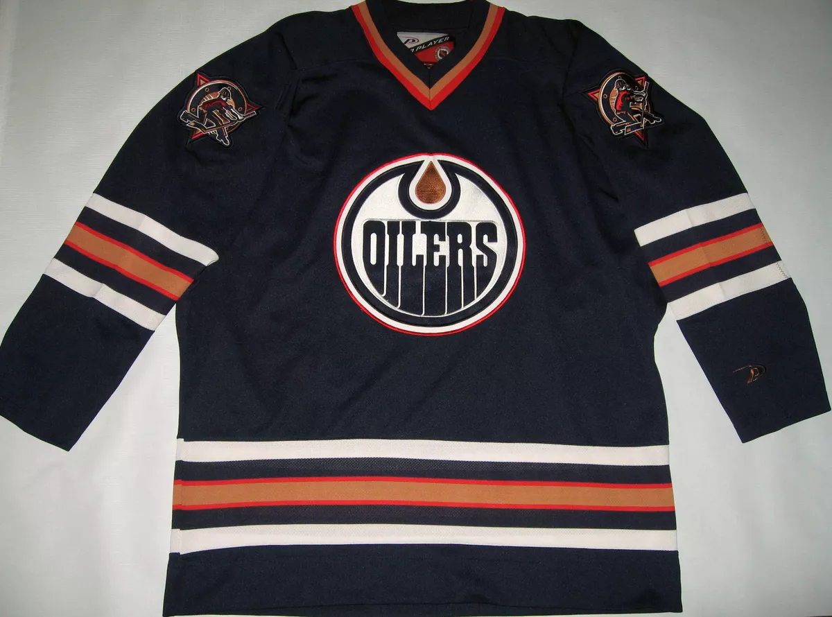 Vintage Edmonton Oilers Pro Player NHL Hockey Jersey Youth/Boys XL