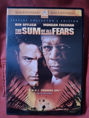 The Sum of All Fears (DVD, 2002) WIDESCREEN-BULK/SAVE ^20%/SHIP DISC. 