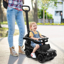 Lizenziertes Mercedes Benz Kinderfahrzeug Mit Verstellbarem Sonnendach & Elterng