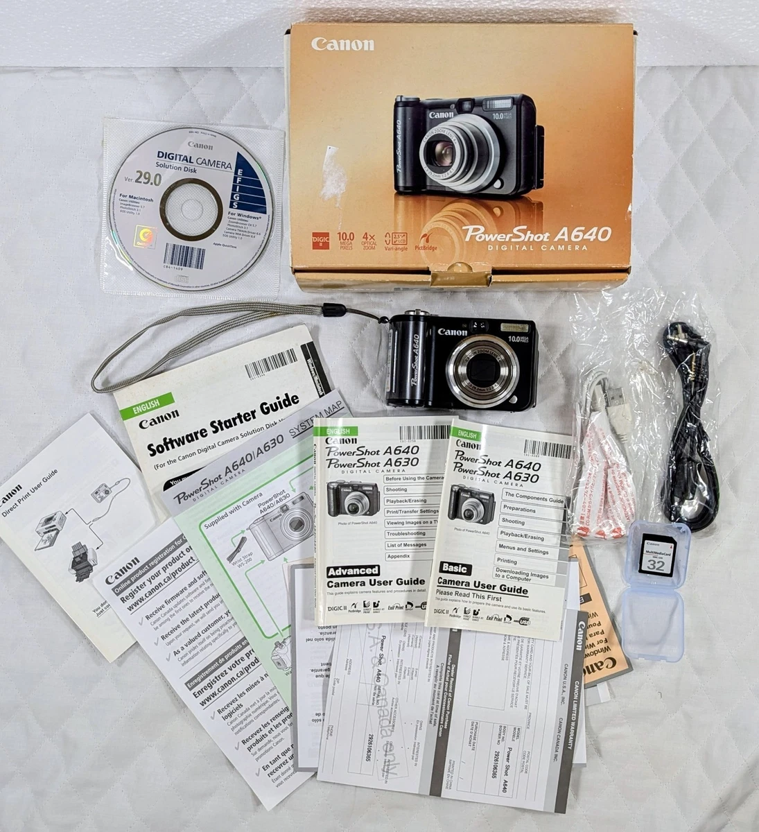 Canon PowerShot A640 Digital Cameras for Sale - Shop New & Used