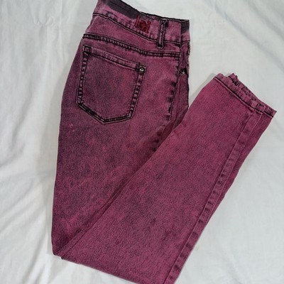 L.E.I. Emma Jegging Size 11 Regular Jeggings Dark Pink 31x30