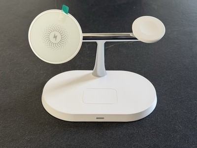 Wireless Charger HT-315 3 In 1 Multifunctional All In One Charging Station White