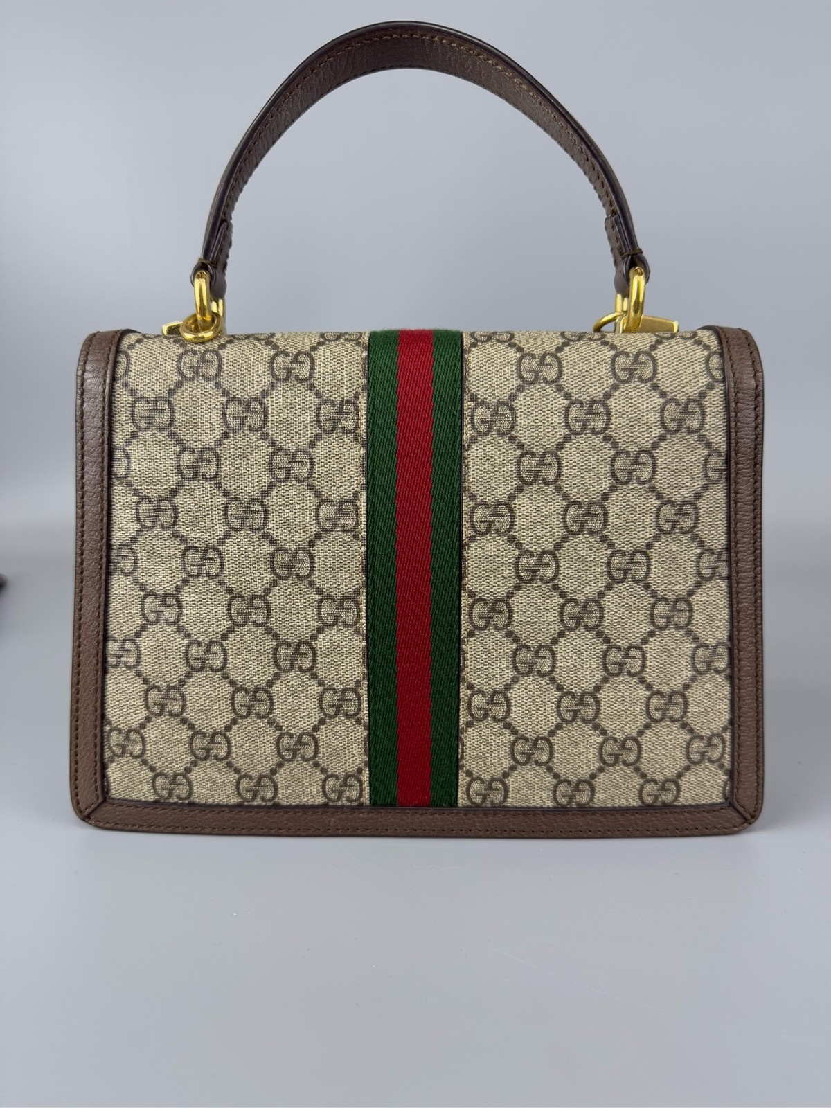 GUCCI Ophidia Canvas patchwork leather handbags s… - image 3