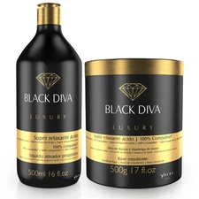 Black Diva Ybera Paris Relaxation Kit/Super Relaxing 100% Compatible 500ml+500g