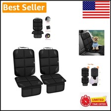 Car Seat Protector Set - 600D Waterproof Mat with Pockets for Family Essentials