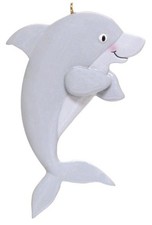 Dolphin Personalized Christmas Tree Ornament