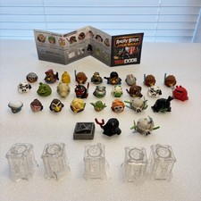 29 ANGRY BIRDS STAR WARS Telepods Figures W/ QR Codes 5 Stands