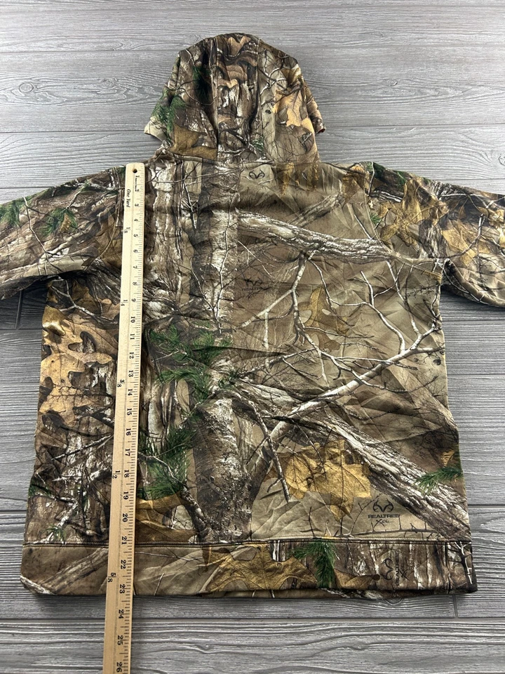 Under Armour Unisex Youth X-Large Camo Hoodie -Hunting, Realtree Orange trim - Image 3 of 4