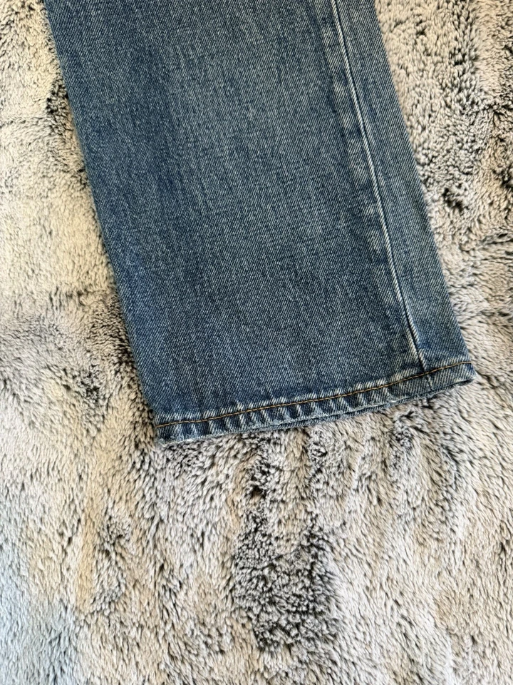 Men’s Saint Laurent Paris D02 M/SK-LW Japanese Denim Distressed Size 33 - Image 4 of 4