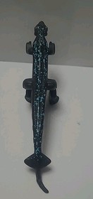 RARE LEGO MINIFIGURE, Dinosaur Mutant Lizard Raptor Black Blue Dino Attack 7296