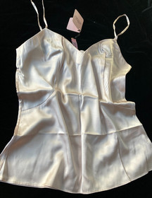 Agent Provocateur silk pyjama set 10 pink camisole cargo pant trousers NEW pink