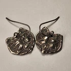 Vintage Sterling silver 1897 Gorham Look mini bridal spoon silverware earrings
