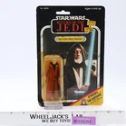 Ben Obi-Wan Kenobi 65 Back-C Star Wars ROTJ 1983 Kenner Figure NEW MOSC SEALED