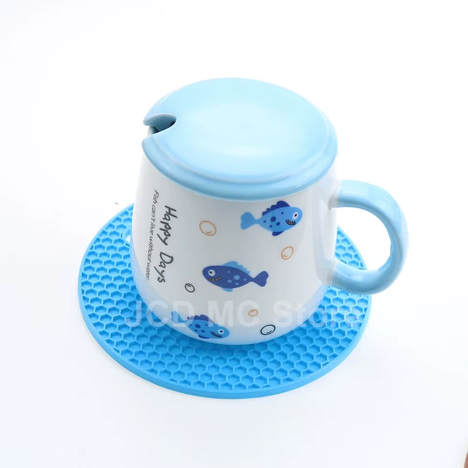 1Шт силиконовый коврик против ошпаривания горшок стойка бытовой кухни столешница защиты - Изображение 3 из 4