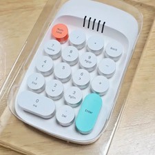 Actto Retro Bluetooth  Wireless Keyboard Cream White