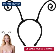 Butterfly Antenna Headband, Black Ladybug Moth Bee Ant Antenna Headbands Hairban