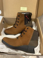 Bogs Vista Rugged Zip Women's Casual Boots, Cognac Multi, W7