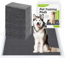 Disposable Dog Pee Pads, 24" X 36" Odor-Control Bamboo Charcoal Fiber Puppy Pads