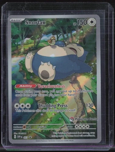 2023 Pokemon SVP EN Black Star Promo #051 Snorlax