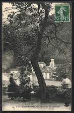 CPA Eaux-Bonnes, Vue prise du Tir Lessonde 